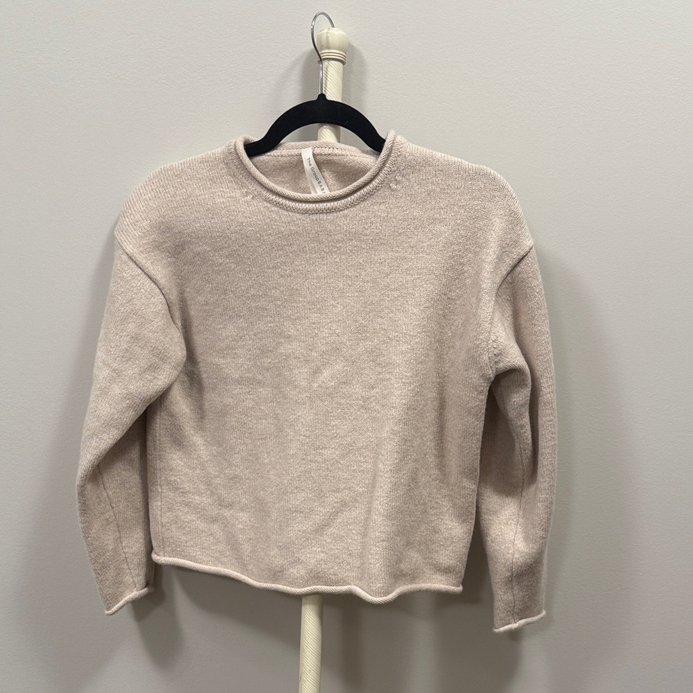 Aritzia Marino Wool Cream Sweater